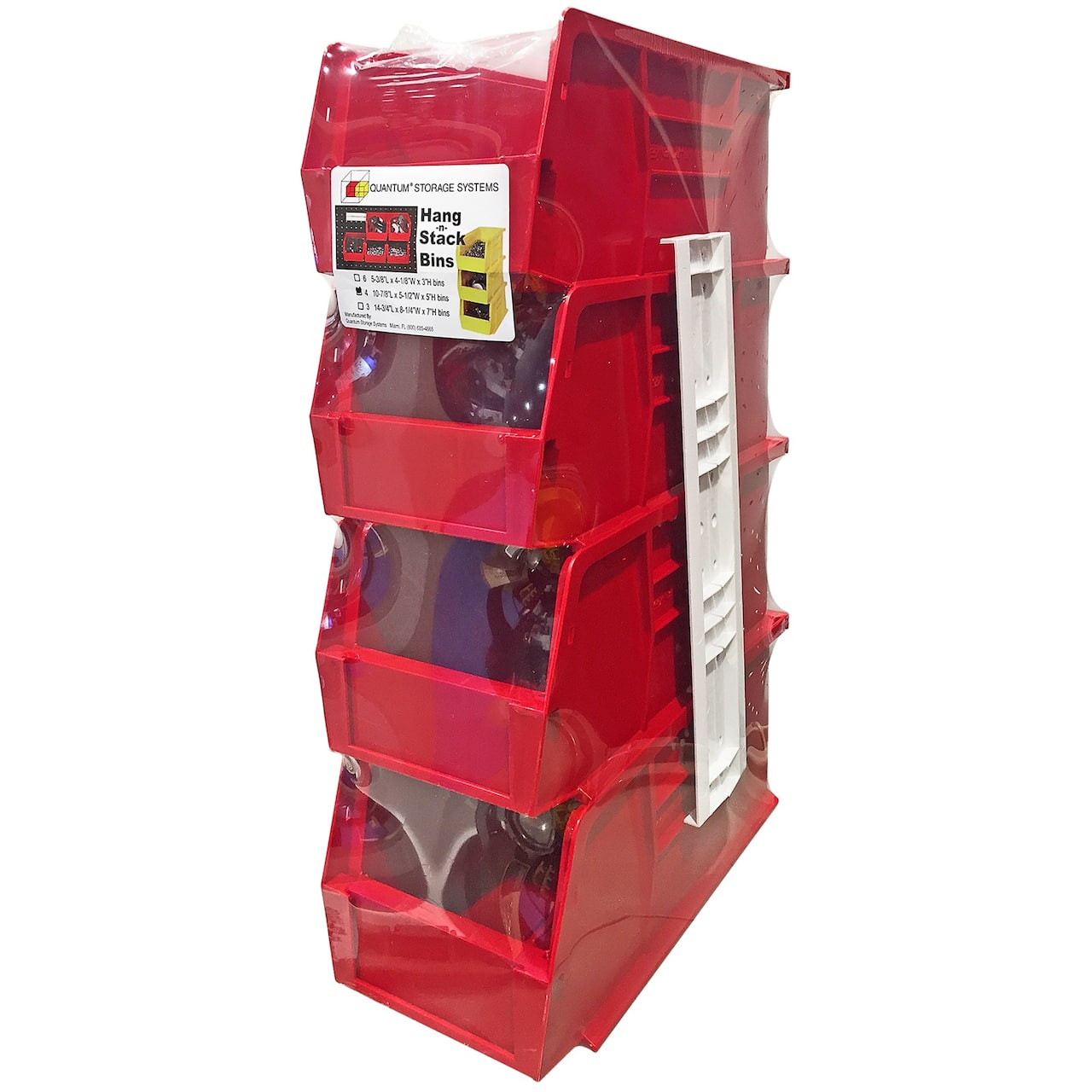 Quantum Storage Systems® ULTRA Stack & Hang 4 Bin Set